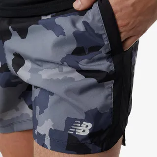 NEW BALANCE PRINTED ACCELERATE 5 INCH SHORT