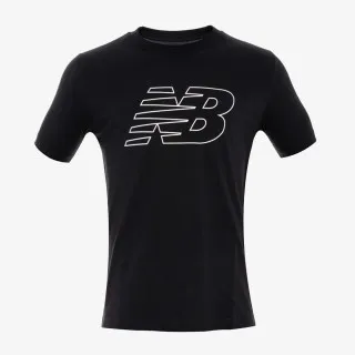 NEW BALANCE Flying NB T-Shirt Black 