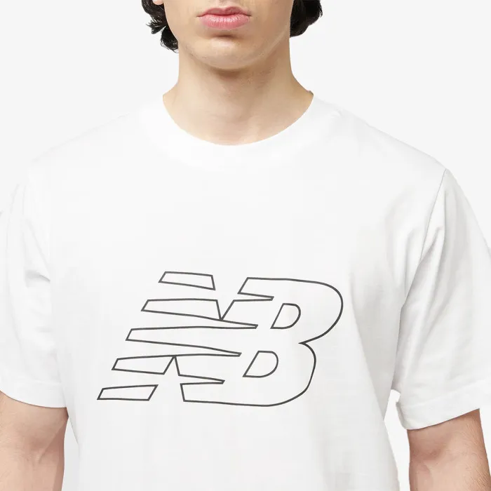 NEW BALANCE Flying NB T-Shirt White 