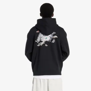 NEW BALANCE Ghica Sport Station Hoodie - BLACK 