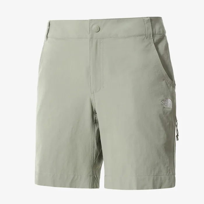 THE NORTH FACE W EXPLORATION SHORT TEA GREEN 