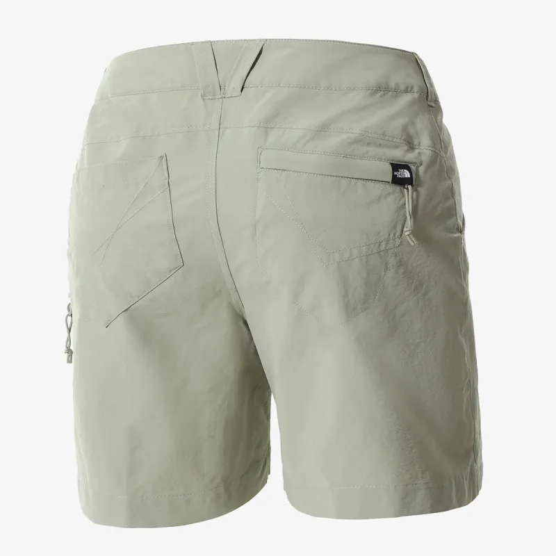 THE NORTH FACE W EXPLORATION SHORT TEA GREEN