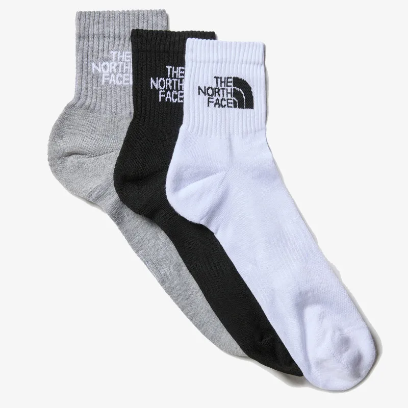 THE NORTH FACE MULTI SPORT CUSH QUARTER SOCK 3P 