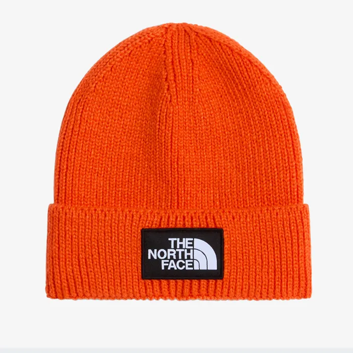 THE NORTH FACE TNF LOGO BOX CUFFED BEANIE 