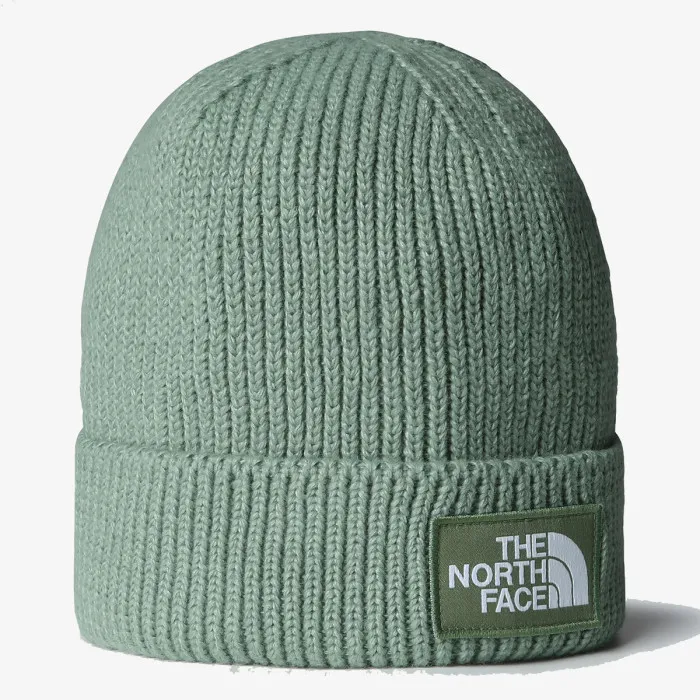 THE NORTH FACE TNF LOGO BOX CUFFED BEANIE 