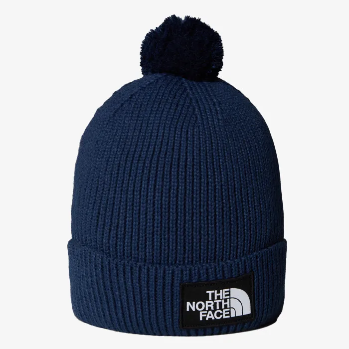 THE NORTH FACE TNF LOGO BOX POM BEANIE 