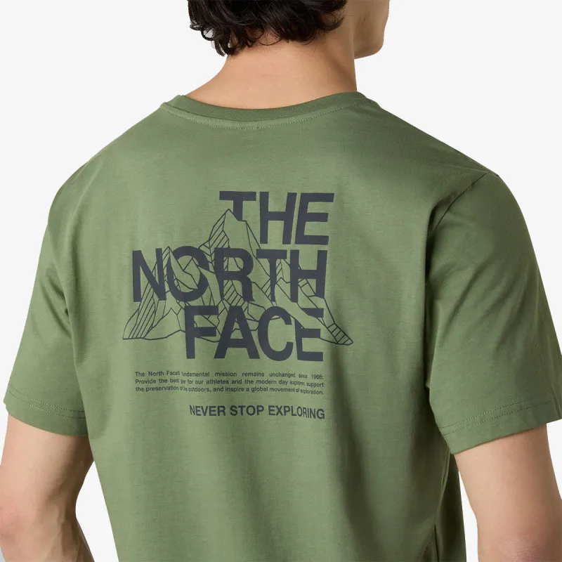 THE NORTH FACE M MOUNTAIN SKETCH SS TEE