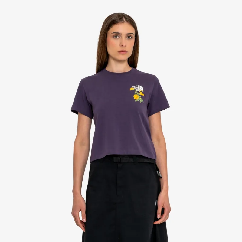 THE NORTH FACE FLORA EMBRO REGULAR SHORT SLEEVE TEE-G 