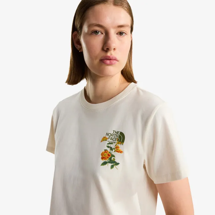THE NORTH FACE FLORA EMBRO REGULAR SHORT SLEEVE TEE-G 