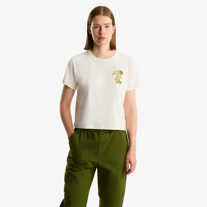 THE NORTH FACE FLORA EMBRO REGULAR SHORT SLEEVE TEE-G 