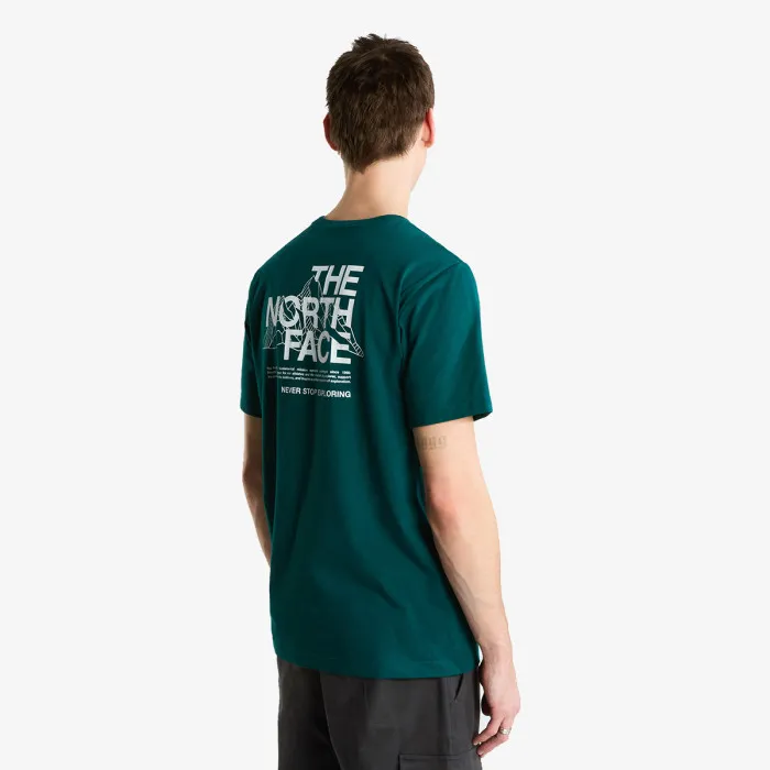 THE NORTH FACE M MOUNTAIN SKETCH  REGULAR SHORT SLEEVE 