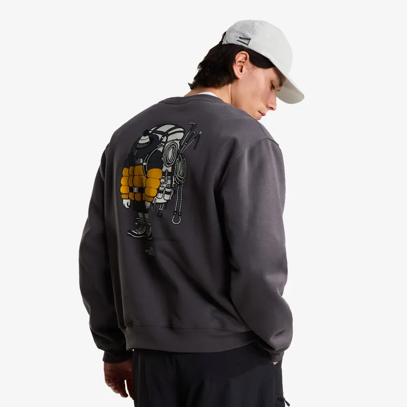 THE NORTH FACE U GEAR UP GET OUT RLX CREW-GRAPHIC 