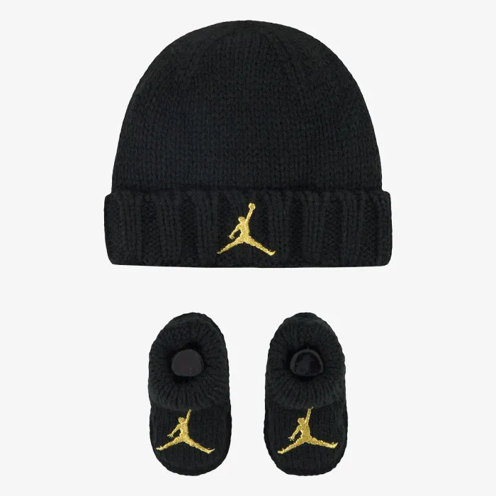 JORDAN JHN CHUNKY KNIT HAT & BOOTIE S 