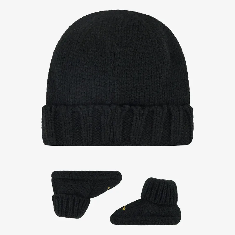 JORDAN JHN CHUNKY KNIT HAT & BOOTIE S 