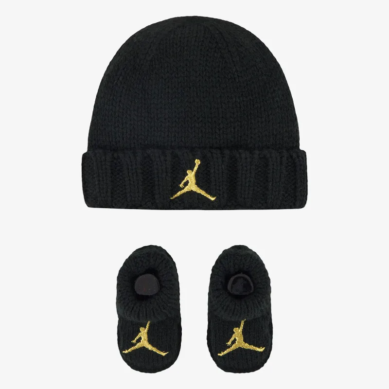 JORDAN JHN CHUNKY KNIT HAT & BOOTIE S 