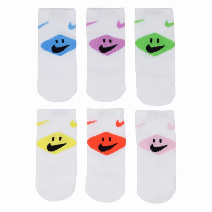 Nike NHN INFANT 6PK NIKE SMILEY ANK 