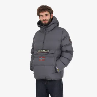 NAPAPIJRI RAINFOREST OP WI PUF DARK GREY SOLID 