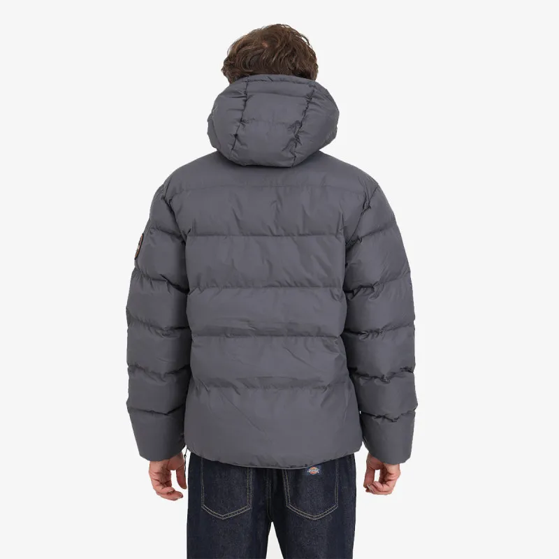 NAPAPIJRI RAINFOREST OP WI PUF DARK GREY SOLID 