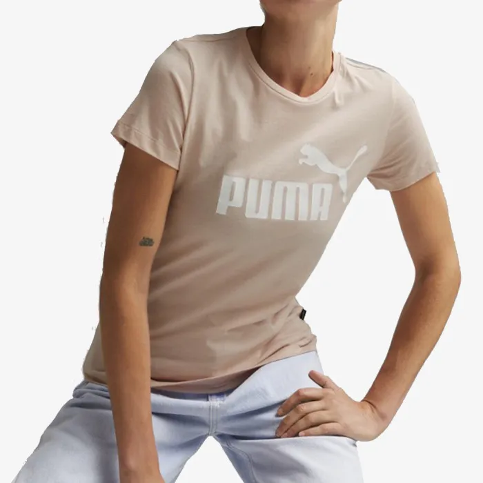 ESS LOGO TEE S ROSE QUARTZ 