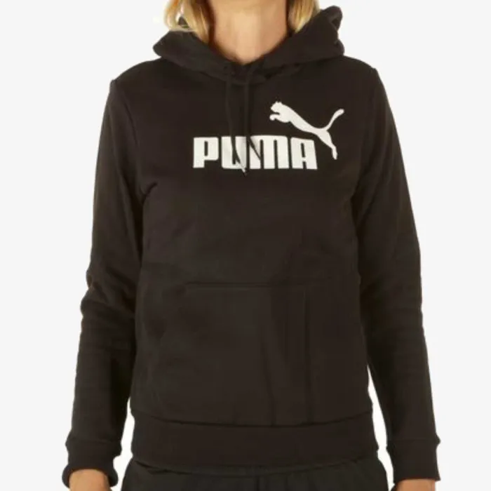 ESS LOGO HOODIE FL PUMA BLACK 