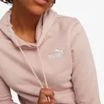 ESS+ EMBROIDERY HOODIE FL ROSE QUARTZ 