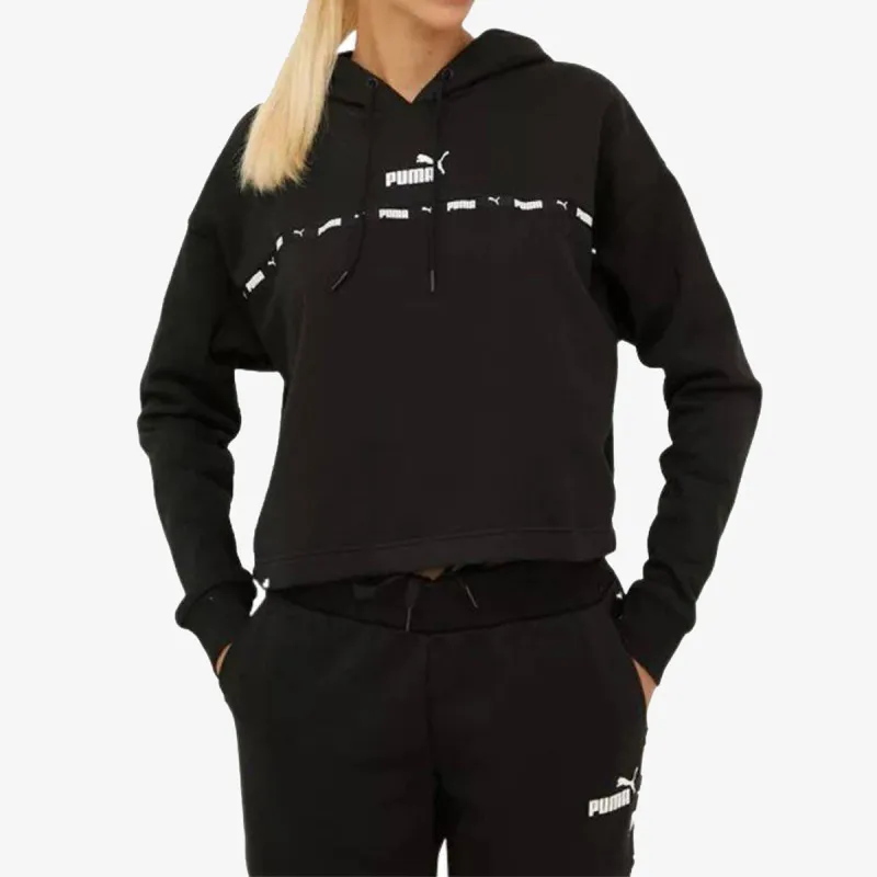 PUMA POWER TAPE HOODIE FL BLACK
