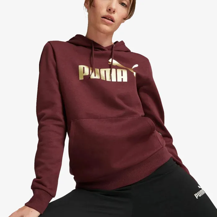 ESS+ METALLIC LOGO  HOODIE 