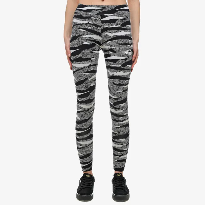 ESS+ ANIMAL AOP LEGGINGS PUMA BLACK 