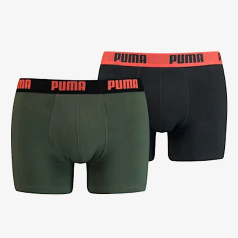 PUMA PUMA BASIC BOXER 2P ARMY GREEN