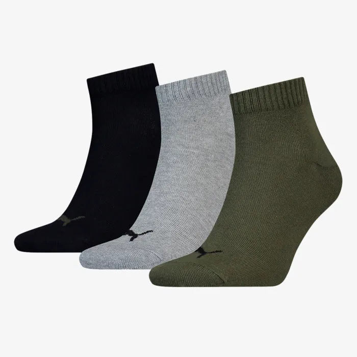UNISEX QUARTER PLAIN 3P 