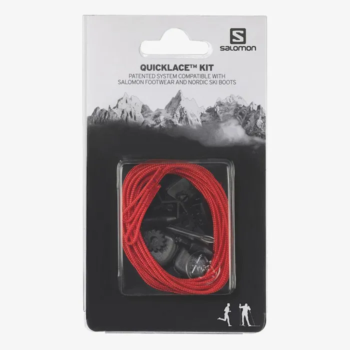 SALOMON L32667400 QUICKLACE KIT vezalke Red 