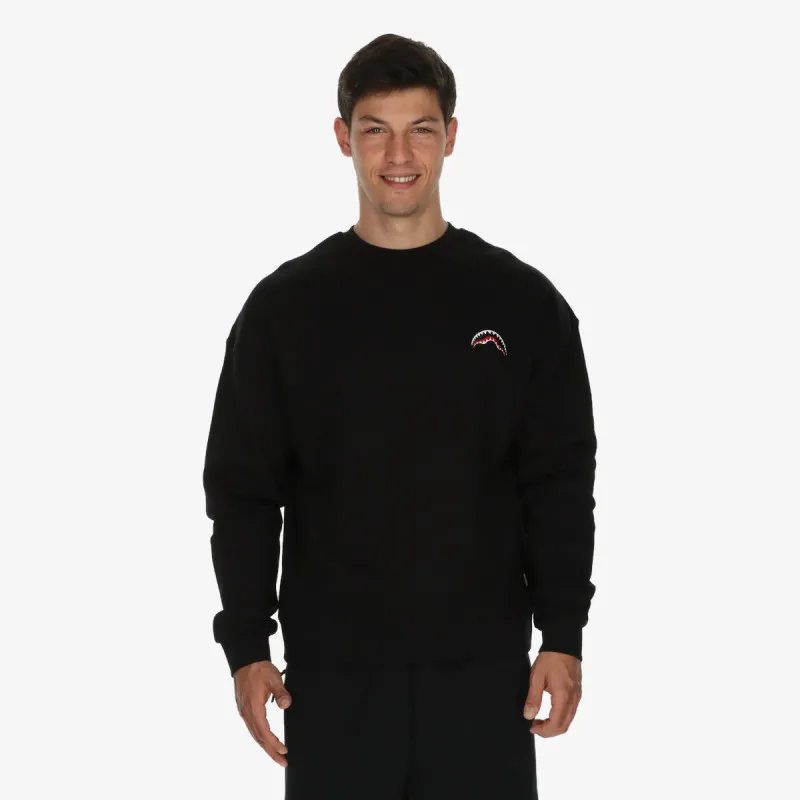SPRAYGROUND BLOCK PARTY CREWNECK BLK 