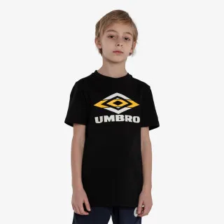 UMBRO RETRO DOUBLE LOGO T SHIRT JNR