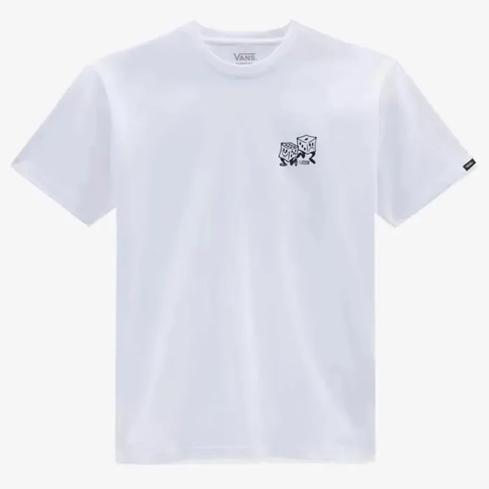 VANS ROLL EM SS WHITE, XX LARGE 