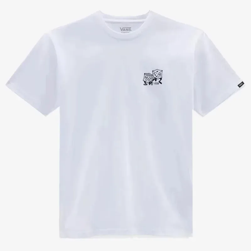 VANS ROLL EM SS WHITE, XX LARGE