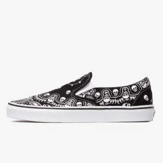 VANS UA CLASSIC SLIP-ON BANDANA BLACK
