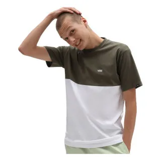 VANS MN COLORBLOCK TEE WHITE/GRAPE LEA