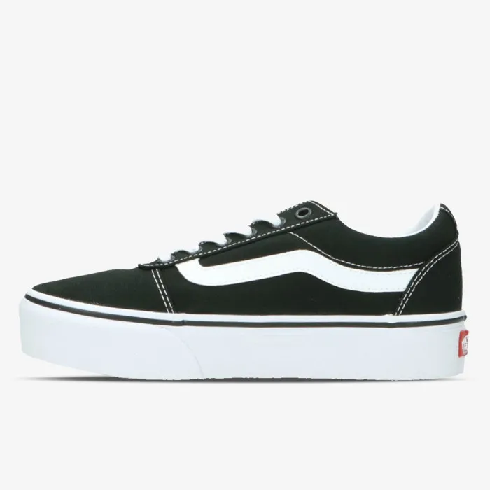 WM WARD PLATFORM CANVASBLK/WHT 