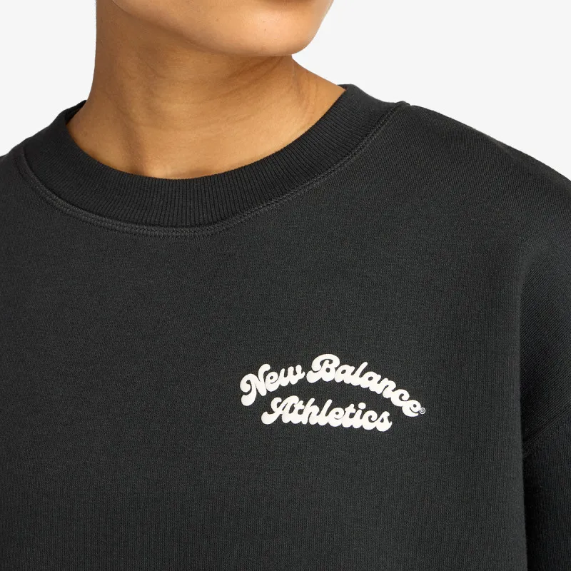 NEW BALANCE Linear Heritage Fleece Crew