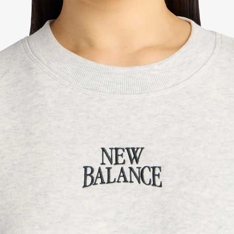 NEW BALANCE Linear Heritage Fleece Crew 