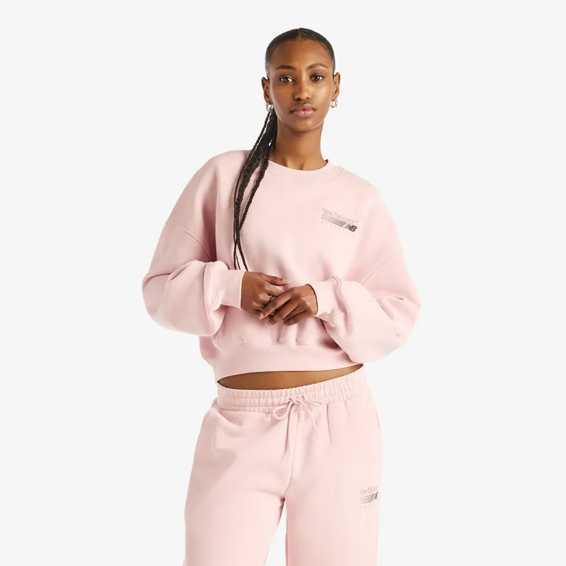 NEW BALANCE Trackside Fleece Crew 